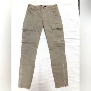 J Brand cropped houlihan khaki cargo pants 23x23